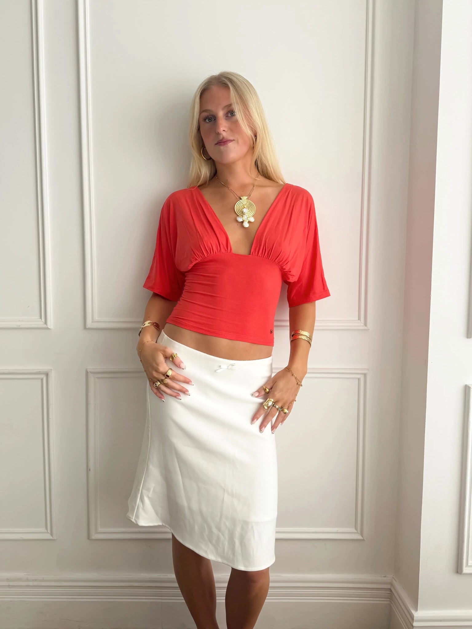 Feminine Flow Top
